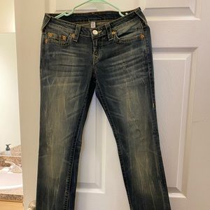 Only used  twice True Religion jeans